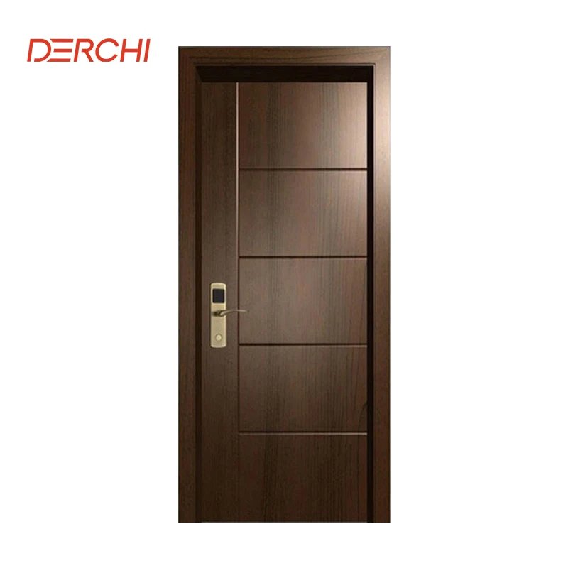 DERCHI fire door top ten brand moisture-proof waterproof wooden door quiet quality indoor door