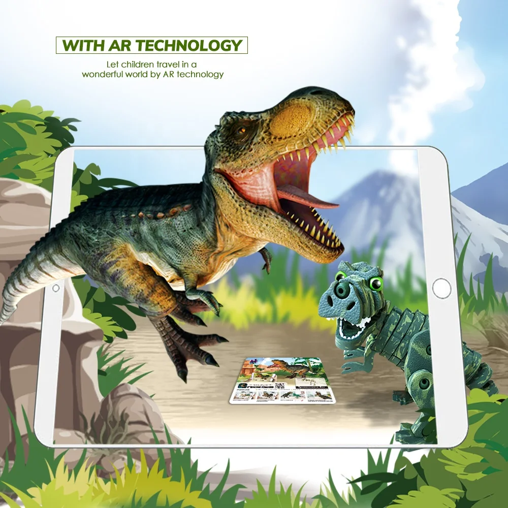 Biggest interactive dinosaur toys T-rex 3d eva foam dinosaur building blocks puzzle toys