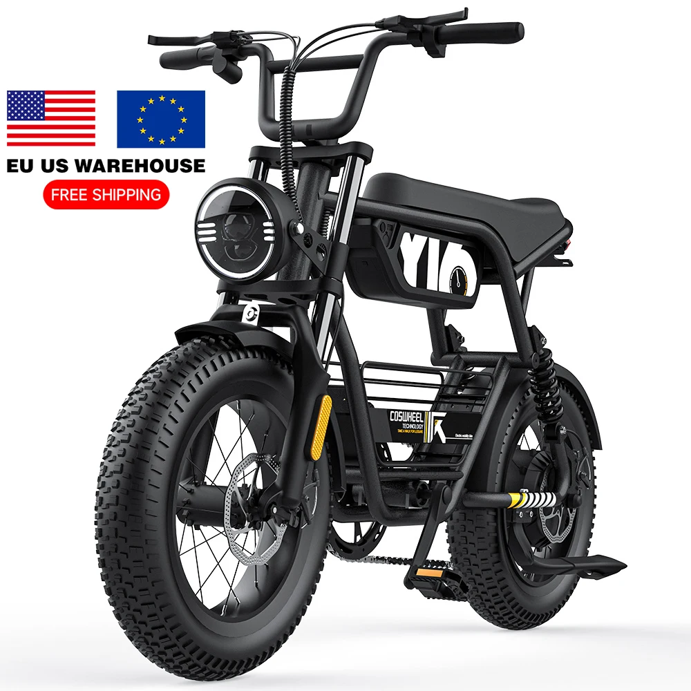 Coswheel Y16 Us Eu Warehouse Poland Electric Hybrid Bike Cheap Electric Bicycle City Bike 750W 1000W Bike Electric