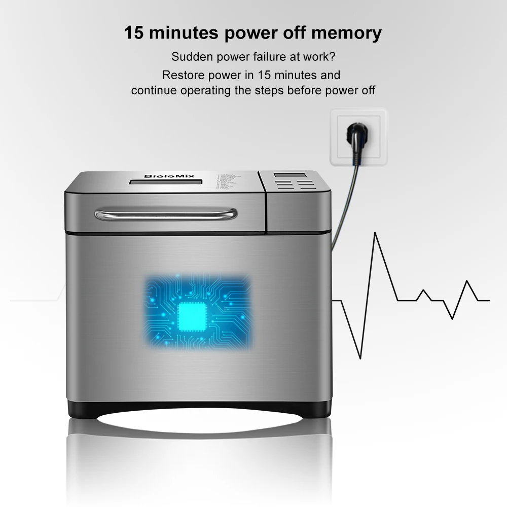  Wholesale High Quality Professional Automatic Multifunction Electric Bread Maker Loaf Making Machine At