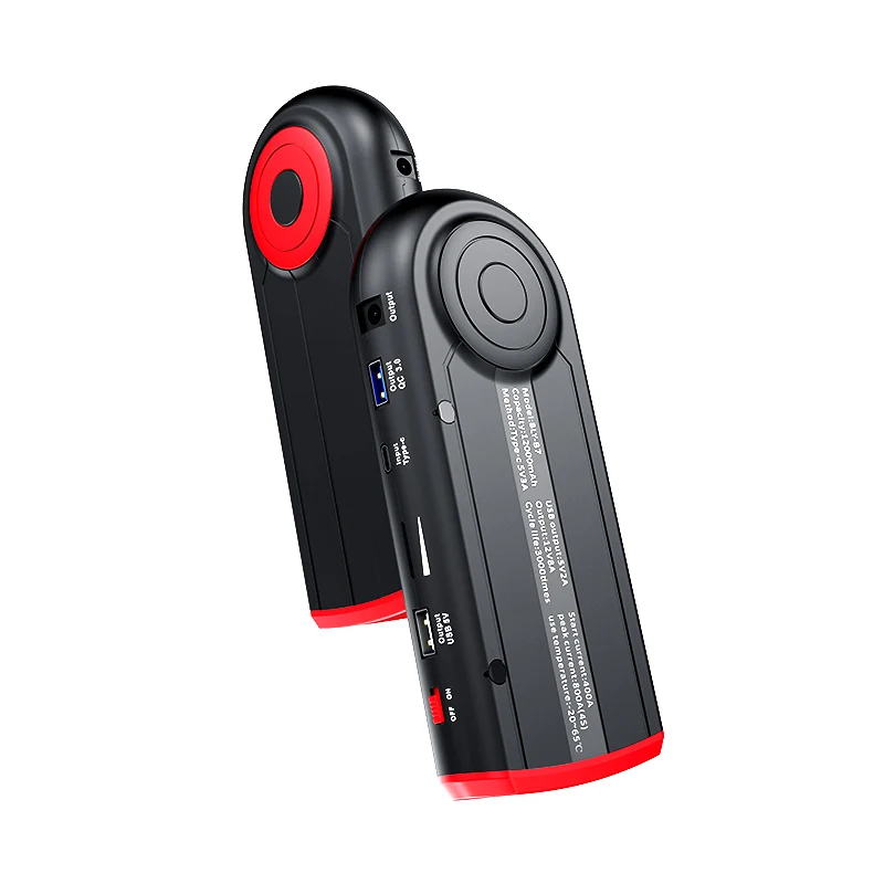 1000A пиковое значение тока QC3.0 12V8A бензиновый 5.0L дизельный 3.0L 12000 мАч Зарядное устройство для автомобильного аккумулятора скачок стартер