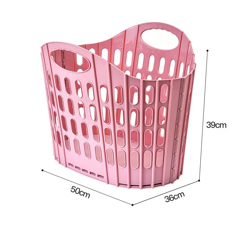 M8308home folding colorful portable laundry basket laundry plastic basket collapsible laundry baskets