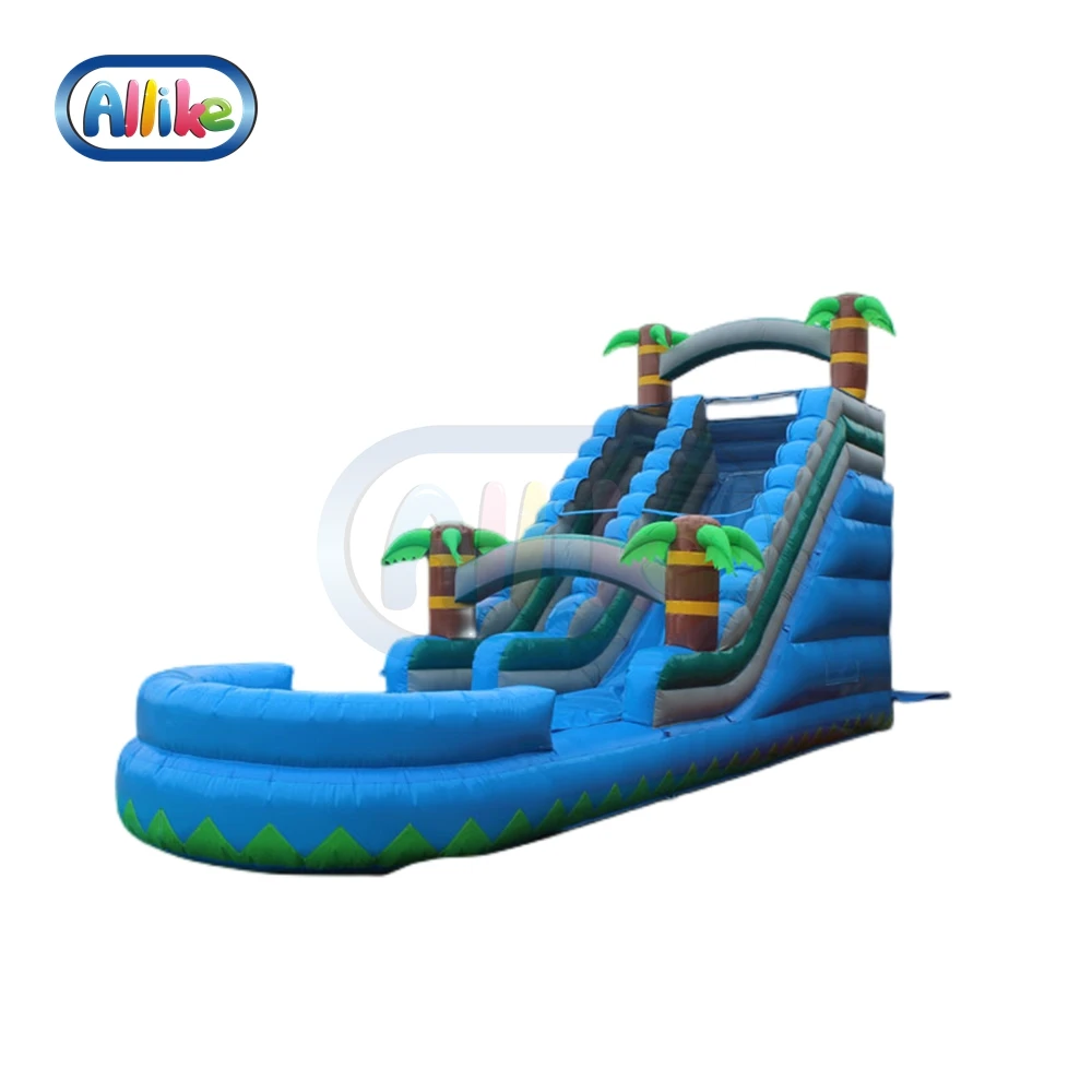 2024 Hot Selling Outdoor Commercial Large Inflatable Beautiful Palm Trees Slide Made Of PVC Material