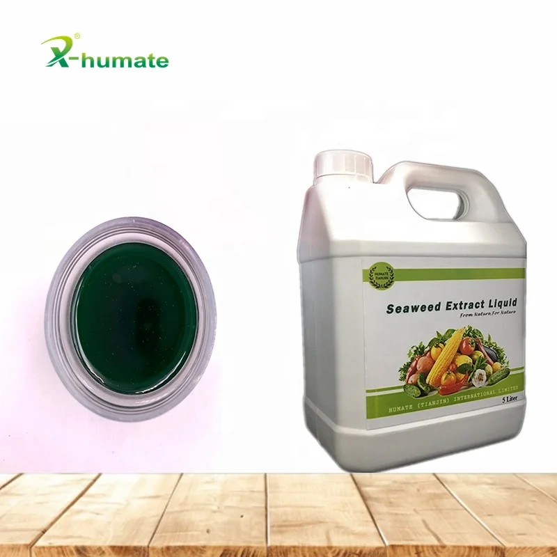 100% Natural Root Promotor Agricultural Fertilizer of Seaweed Extract Liquid