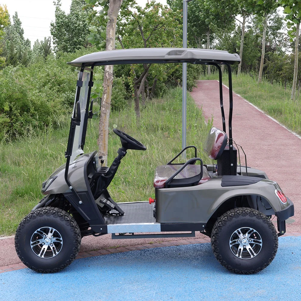 2023 New Model  Style for Factory 2 Seat Sightseeing Bus Club Cart Electric Golf Buggy Hunting Cart