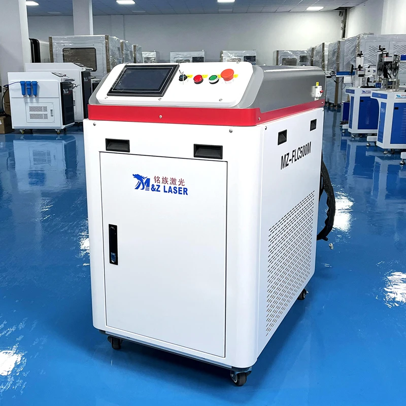 M&Z Factory Direct Portable Pulse Fiber Laser Industrial Handheld Cleaning Machine Rust Cleaning For Metal Tyre