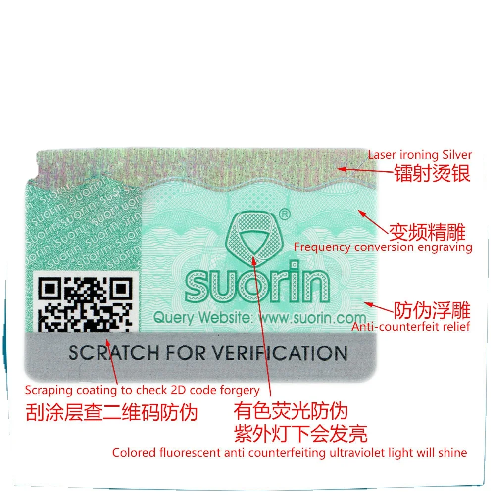 
Security temperature monitoring color change Label Sticker 