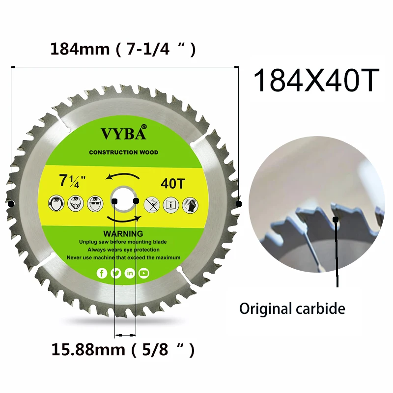 7 -1/4 de las sierras de madera из mas vendidas en los в Соединенные Штаты para la madera de construccion y la madera con бобина винтовых проволочных