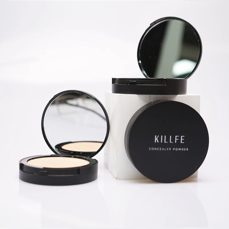 High Quality Private Label Long Wearing Oil Free Matte Pressed Powder Makeup Full Coverage Compact Powder