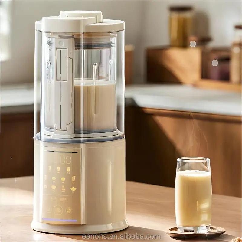 2024 Kitchen Electric Glass Jar Smoothie Nut Milk Soymilk Porridge Sound Proof Cover Reducer Multifunction Cooking Blender