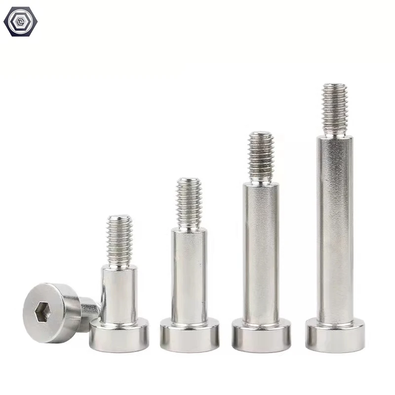 ISO7379 Stainless Steel 304 Shoulder Bolt Hexagon Socket step Screw Hex Plug Screws for bearing