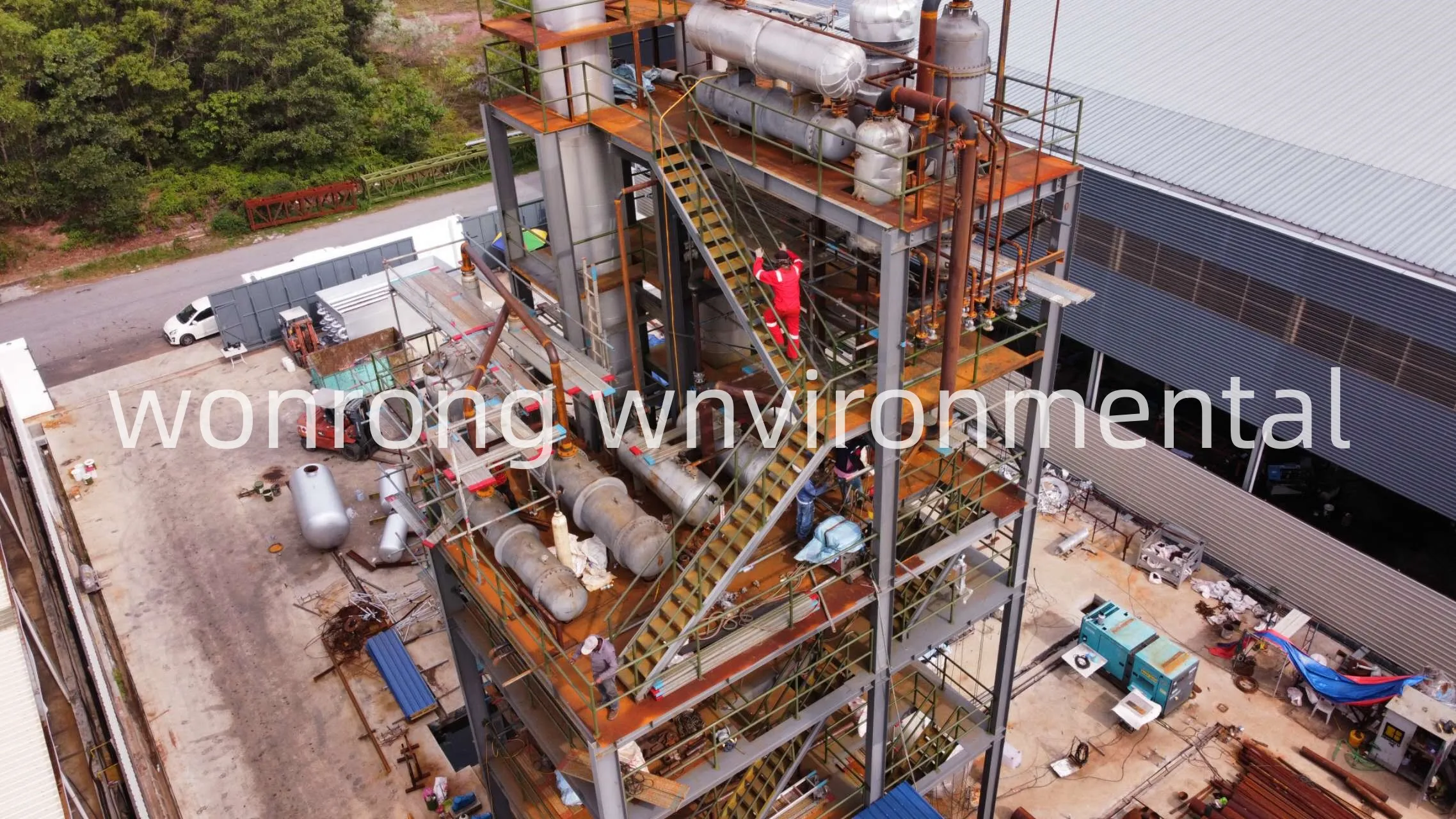 good price continuous 30 TPD crude oil refinery equipment