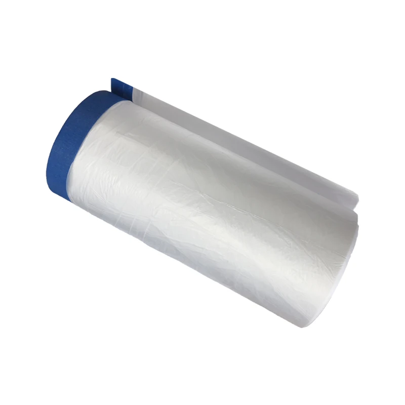 Waterproof Adhesive Tape Masking Film Painting Protection Blue Shrink Film