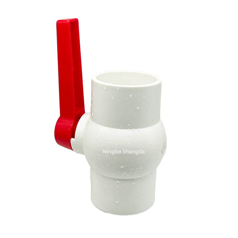 High Quality PN16 Socket/Thread 1/2'- 4' Water Ball Valve PVC Ball Valve With China Cheap Price