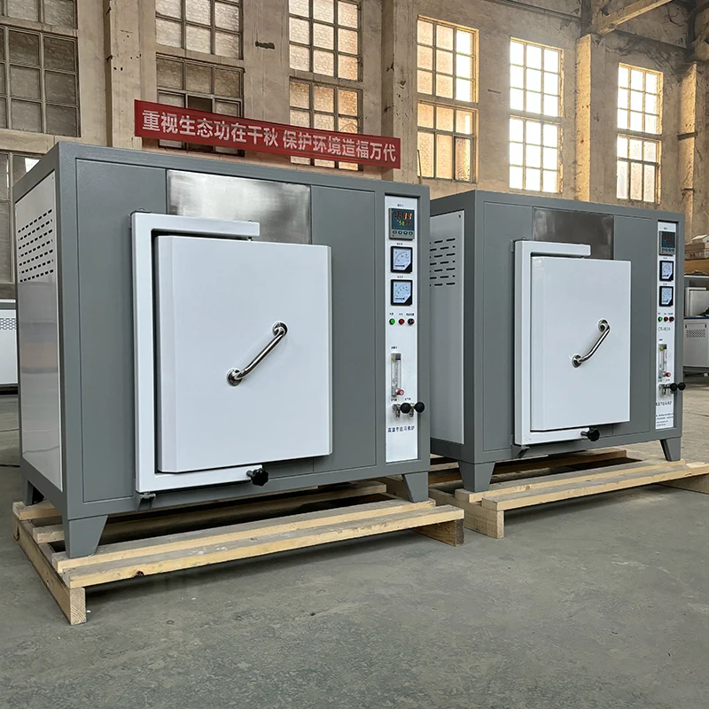 Henan Changri 1200c 1400c 1600c mini laboratory vacuum tube type small furnace can passable gas