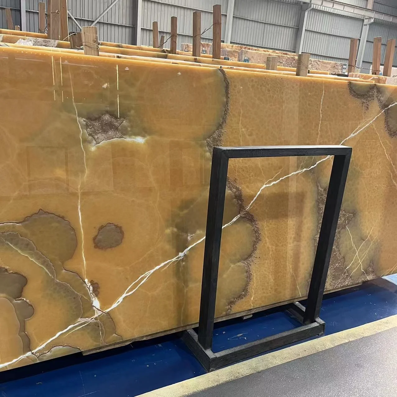 Natural  orange onyx stone yellow honey onyx tile