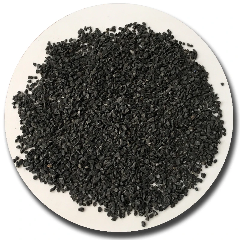 crushed stone black sand for building wall coating