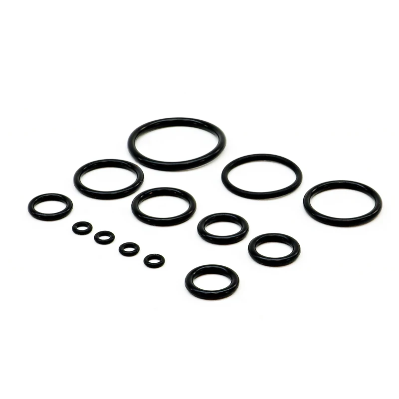 O-ring Rubber Silicone Oring Seal Gasket NBR VMQ FKM Sealing O Ring Box Fkm Metric