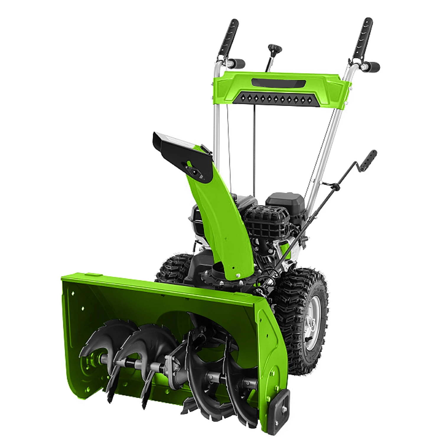 Vertak 196CC snow blower tractor road cleaning variable speed gas powered snow blower machine