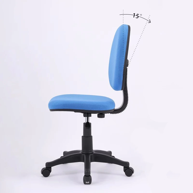 Swivel Staff Fabric Office Chairs Cheap fabric office chair Linen Armless office chair for Work Study