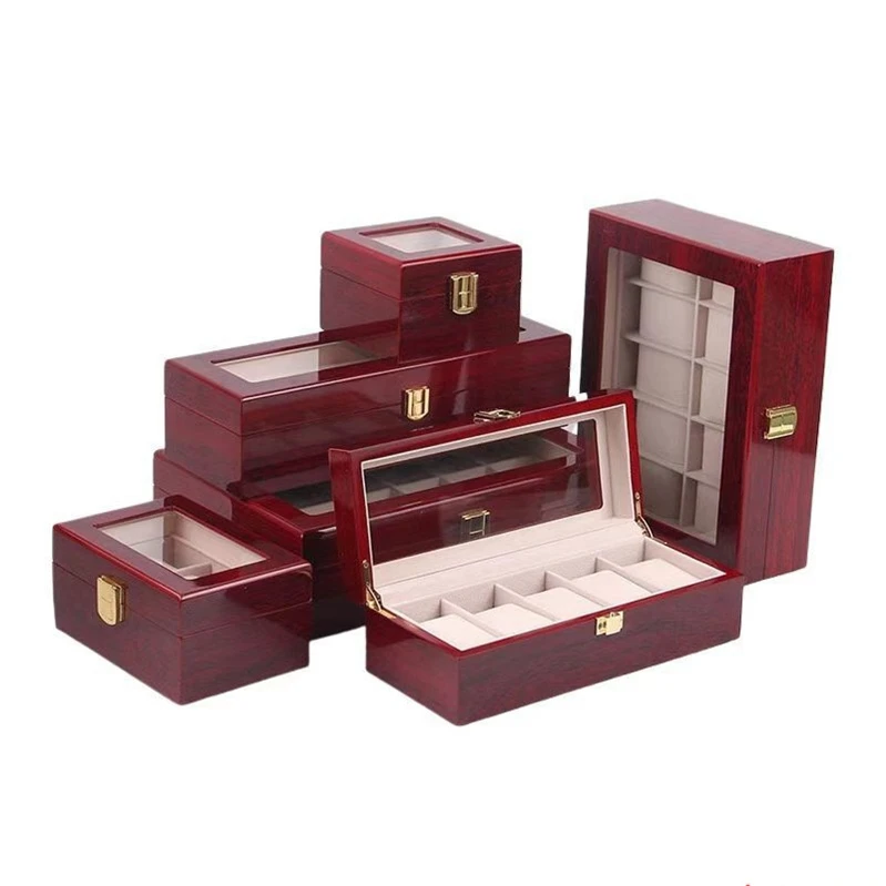 Factory Custom Wholesale  Watch Storage Box Display Watch Storage Box Luxury Wooden Watch Box