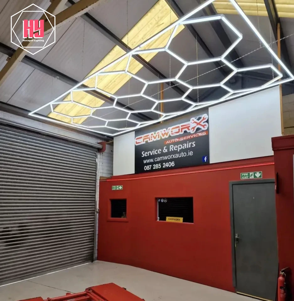 Factory Direct Sale Diy Assembled Uniquely Shaped Hexagonal Interior Lights Living Room Hexagon Led Garage