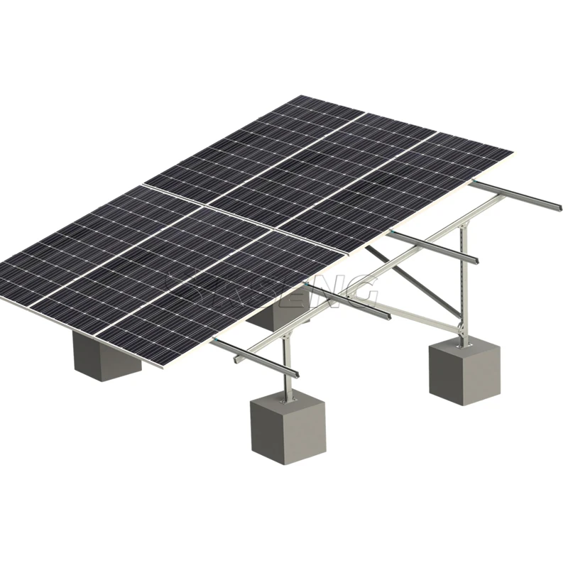 Solar Ground Mounting Bracket Carbon Steel U Shape Pile Solar Ground Bracket Solar Ground Mounting System