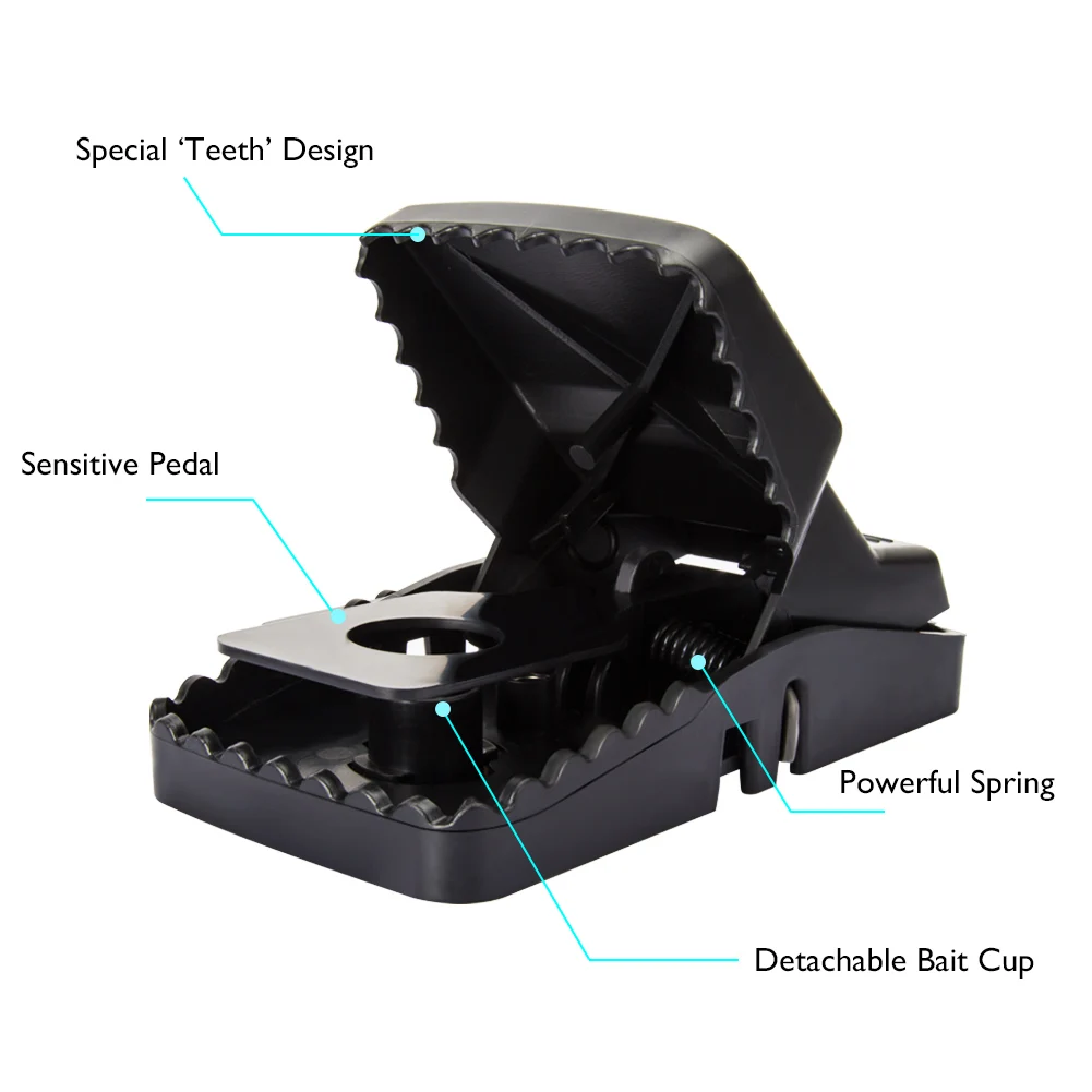 
Indoor and Outdoor Big Size Plastic Mouse Trap Rat Catcher Rodent Rat Killer Pest Control Humane Squirrel Mice Rat Trap 