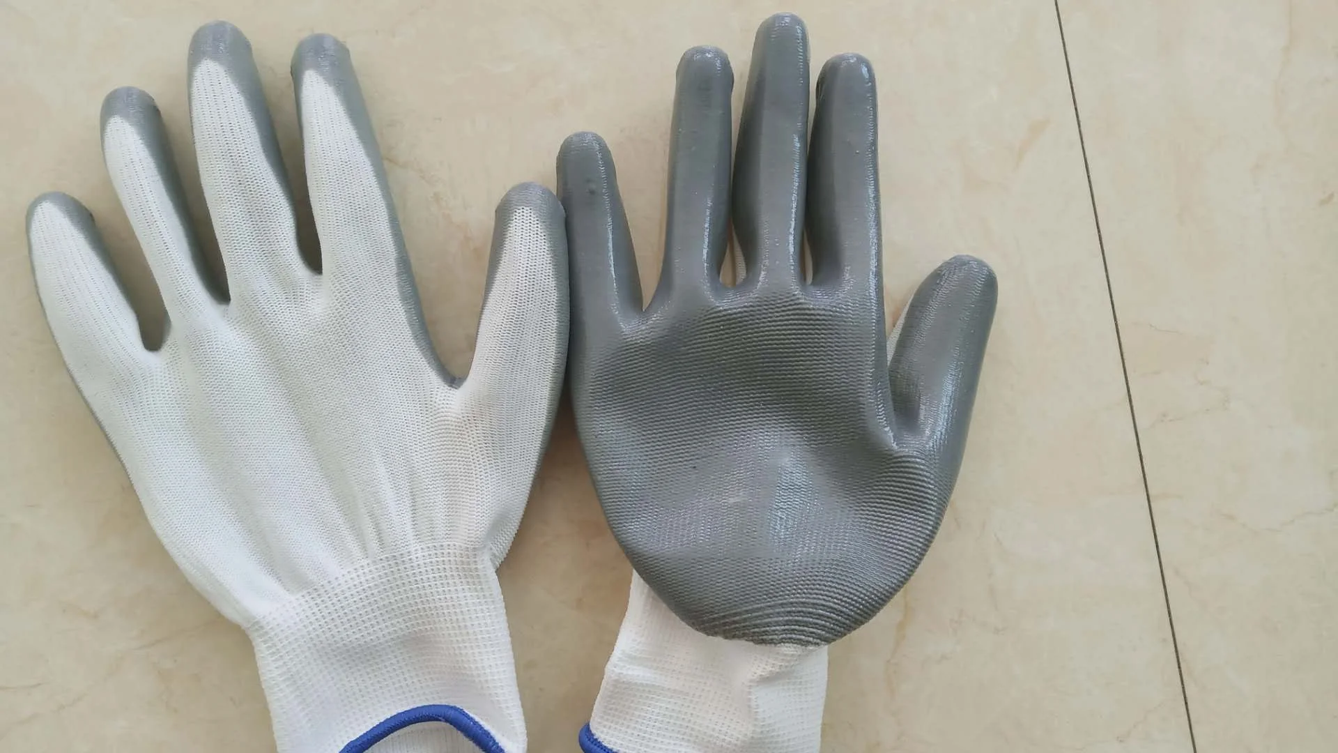 Heavy Duty Fully Anti Cut Nitrile Construction Glove Flexible Thornproof Nitrile Gardening Gloves