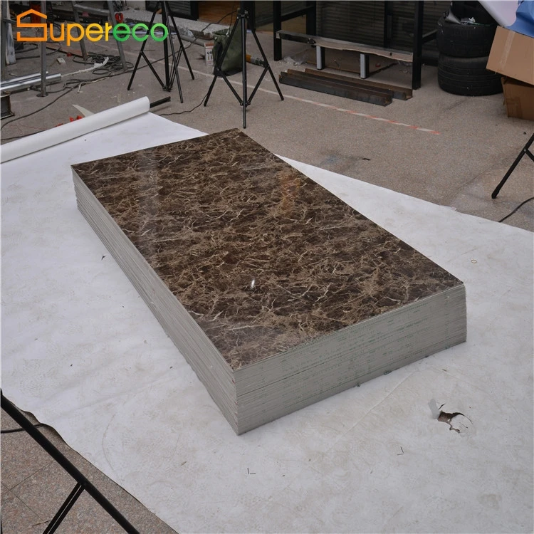 New 3mm Uv Marble Acrylic Plastic Ceiling Translucent Decorative 3D Pvc Sheet Wall Covering Panel Board