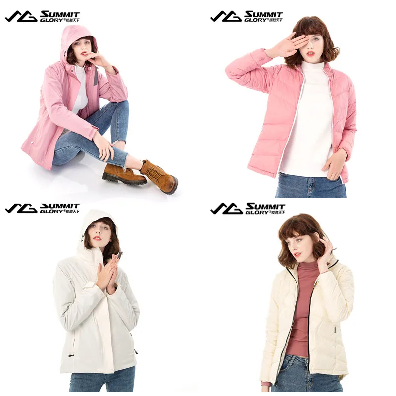 China Lightweight Windproof Waterproof Slim Style Autumn Women Warm Duck Down Jacket
