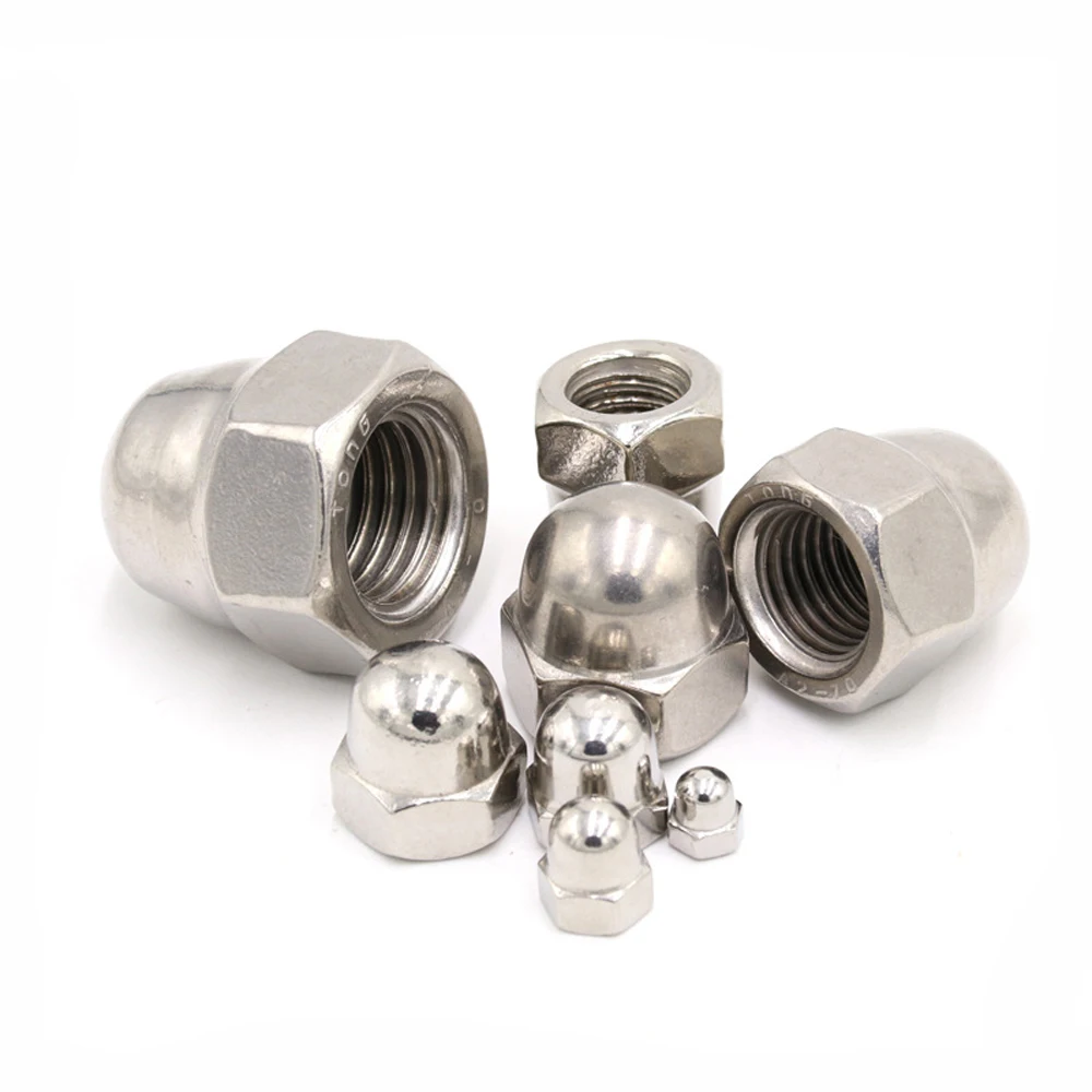Stainless steel A2-70 Acorn Hexagon Nuts cap nuts