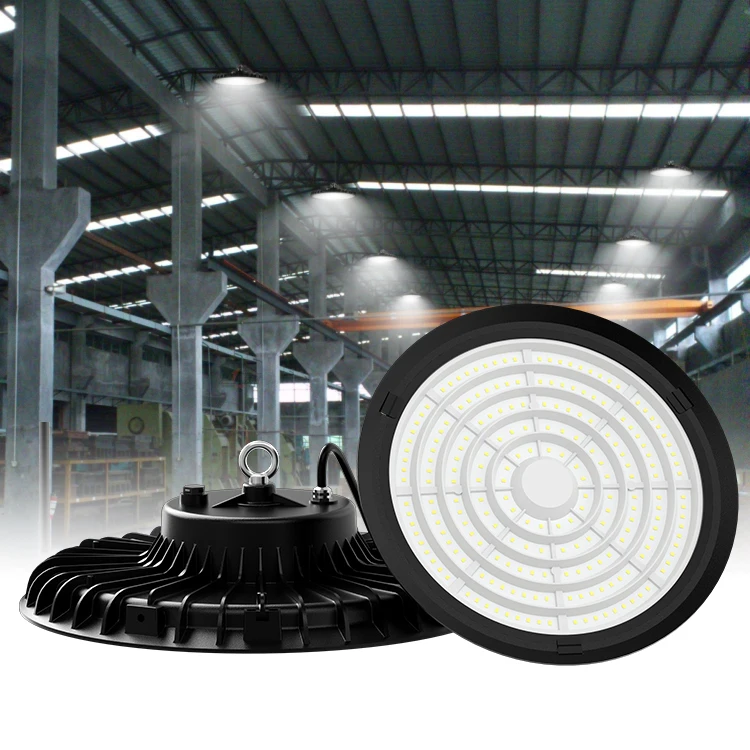 High Bay Grow Light Ac85-265v Ac230v Gymnasium Workshop 100w 150w 200w 6500k Led Highbay Lighting