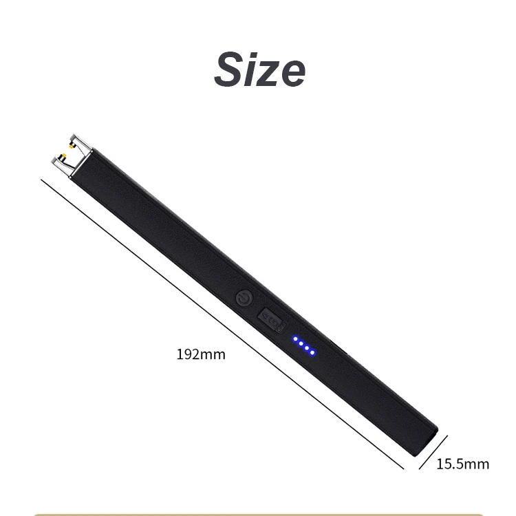 Portable Kitchen Electric Candle Lighter Arc Lighters Windproof Lighters For Scented Candles