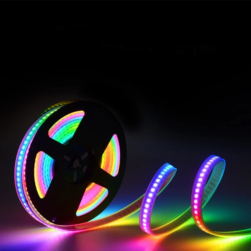 Ws2811 Ws2812b 5v 12v 24v Digital Led Strip With Wifi App Remote Controller Smart Strip For Party dream color 5050SMD strip