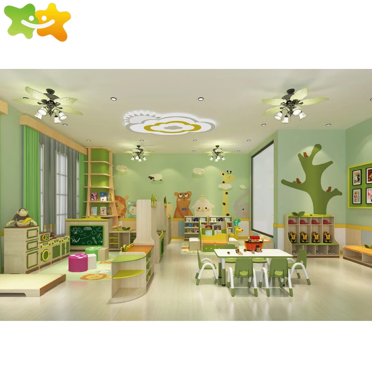 Детский сад деревянная детская мебель Daycare Center набор