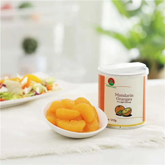 11oz/312g OEM Factory Direct Satsuma Variety Caned Mandarin Oranges Canned Fruit in Syrup