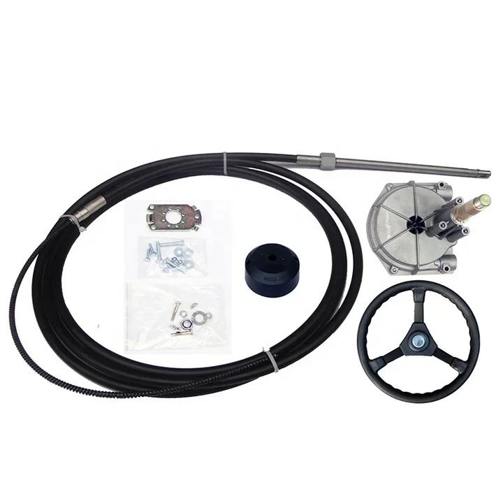Steering Wheel mechanism device for Water Pedal Bike Boat