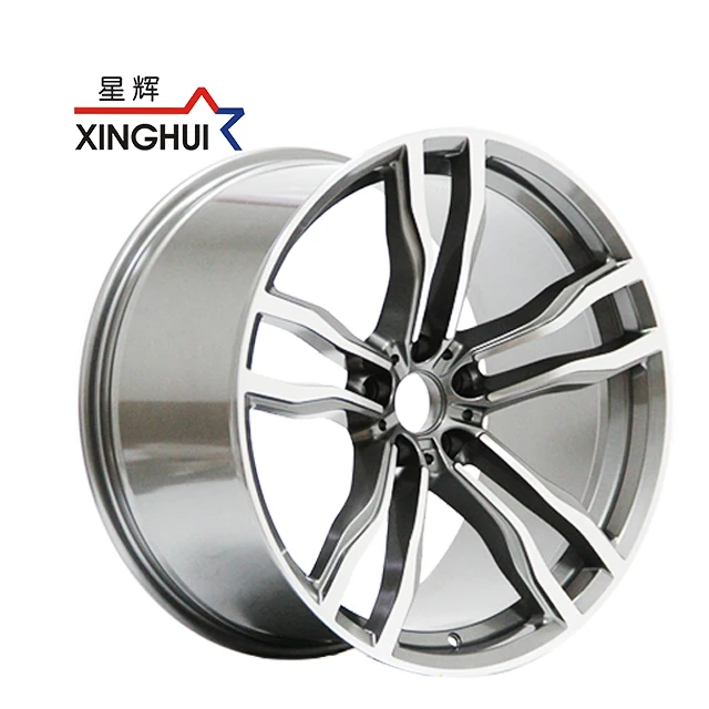 wheels 21 inch rines for BMW X6 gunmetal machine face concave 5 holes PCD 5x120 ET 52 alloy rims
