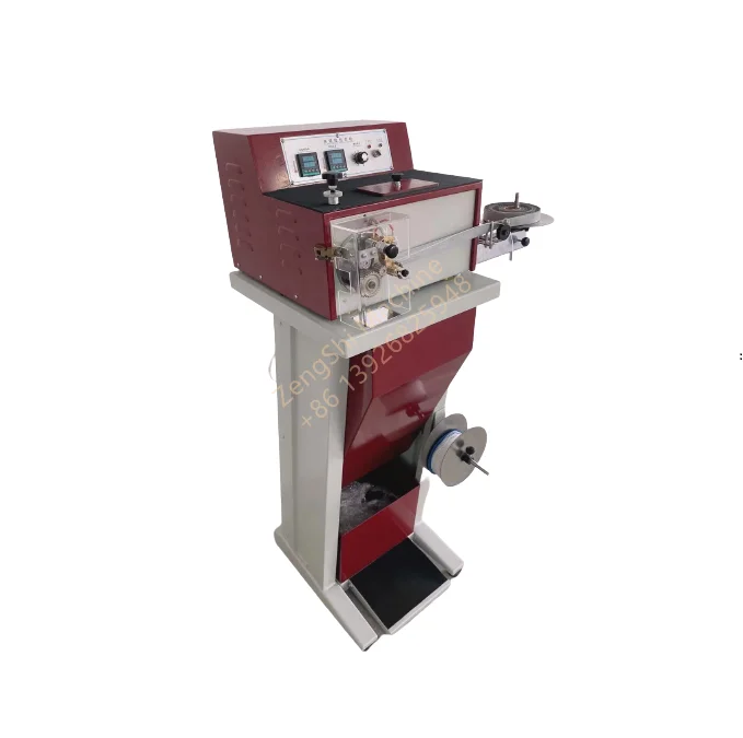 leather belt side trimming doming machine