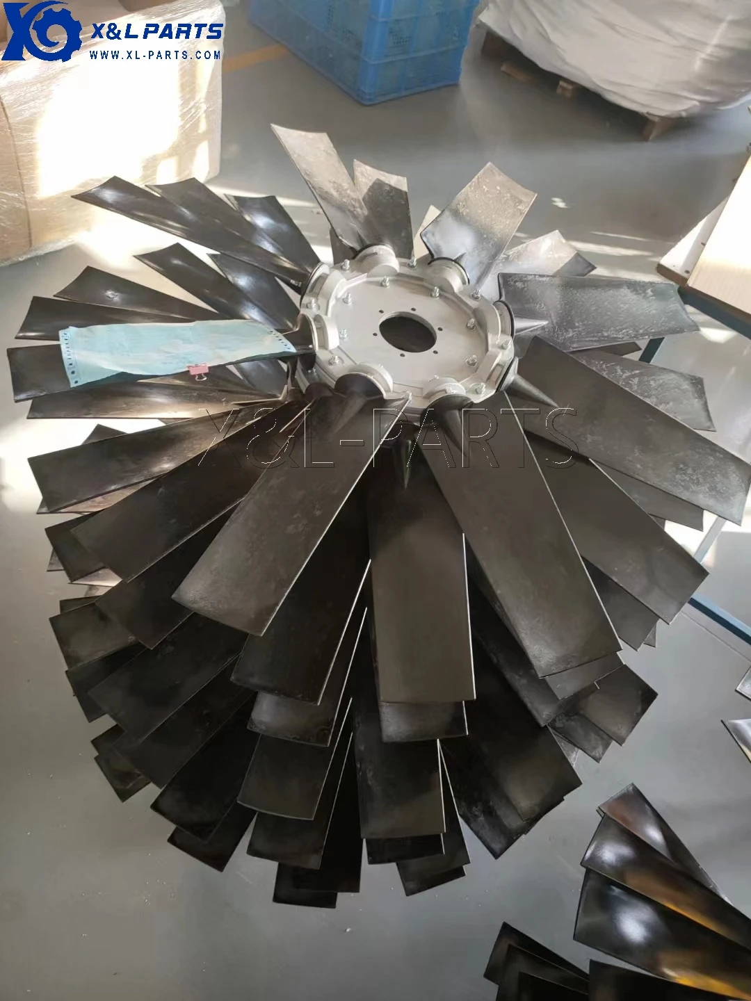 Factory advancedX&L customized construction machinery radiator fan blade for heavy construction machinery equipment, excavator,