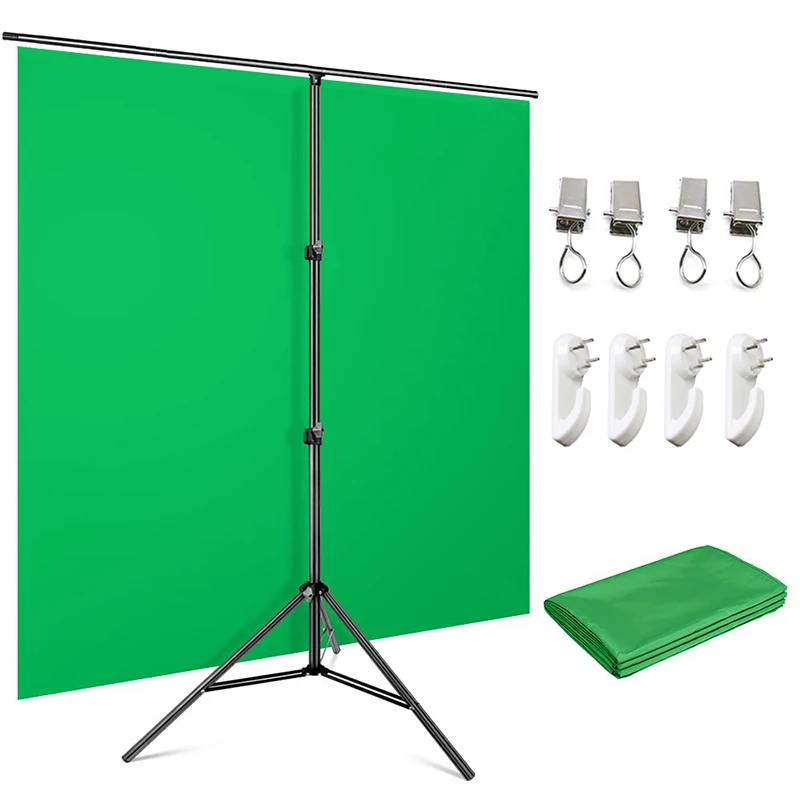 Photography Backdrops For Photo Studio Accessories Background Holder 3m/10Ft Photo Background Stand Kit Adjustable Portable