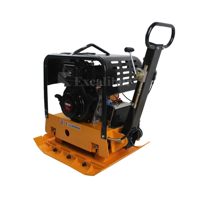 Gasoline Reversable Plate Compactor Clutch Manual Vibrating Earth Compactor For Sale