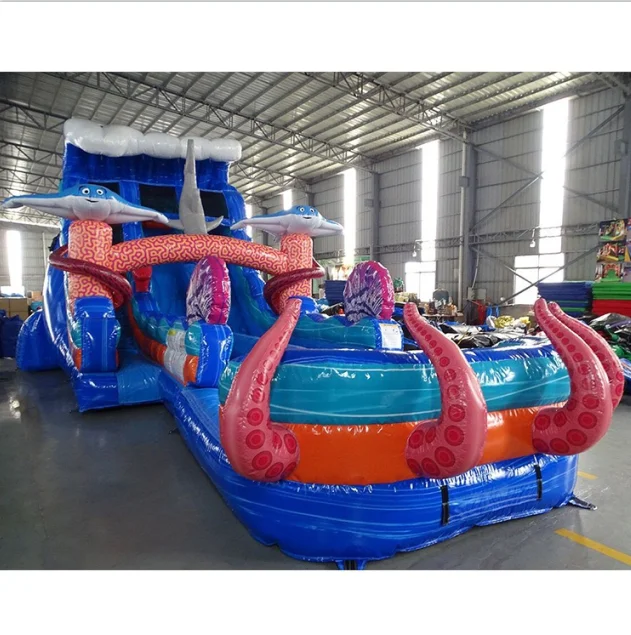 Factory price children bouncing castle commercial inflatable water slide for adult