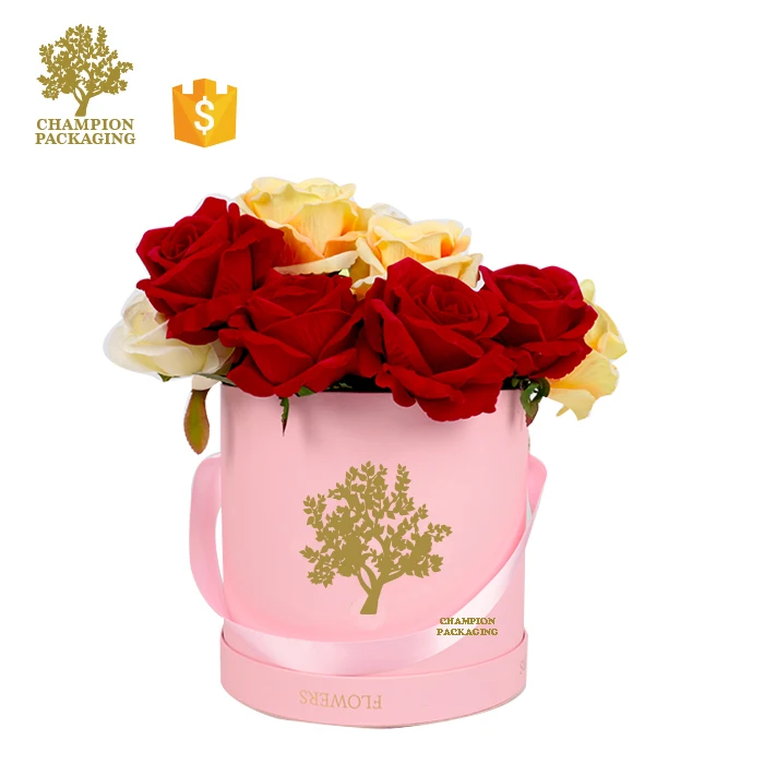 Factory custom made high quality cardboard flower rose boxes