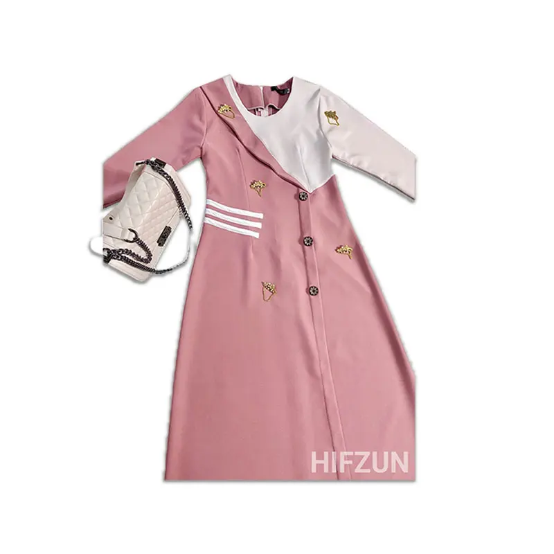 High Quality Polyester Dress Long Full Premium Dress Muslim Islamic Clothing Thailand Clothing Manufacturers