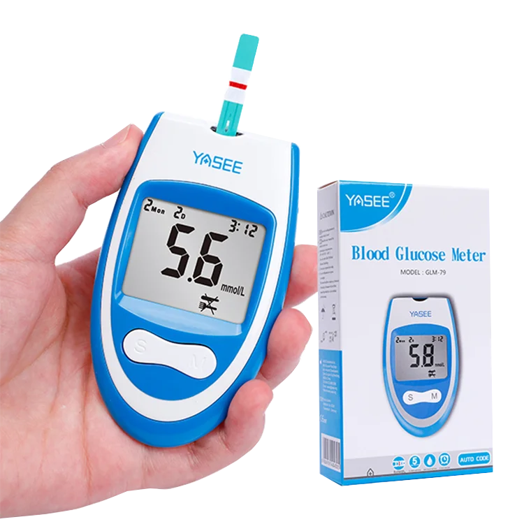High Quality Health Care Blood Glucose Meter and Glucometers Monitoring Blood Sugar Tester 50 Test Strips And 50 Lancets