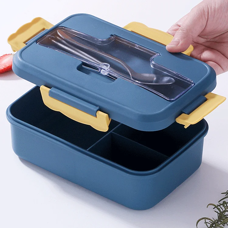 portable wheat straw eco-friendly bento lunch box for kids school  microwave safe food storage container lunch box