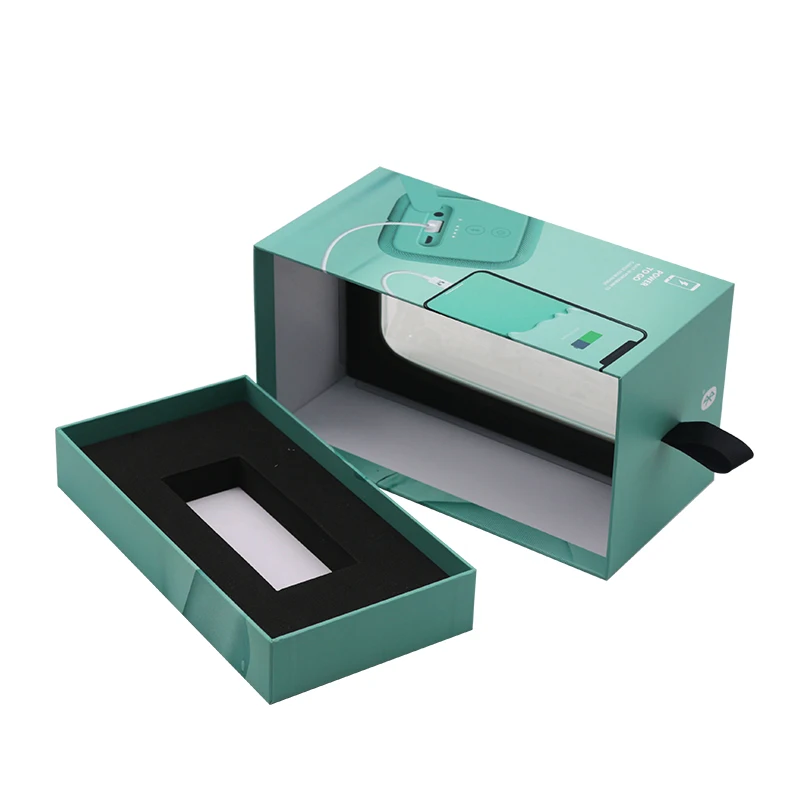 High quality paper cardboard box with EVA insert top and bottom box custom design print Consumer electronics product package box