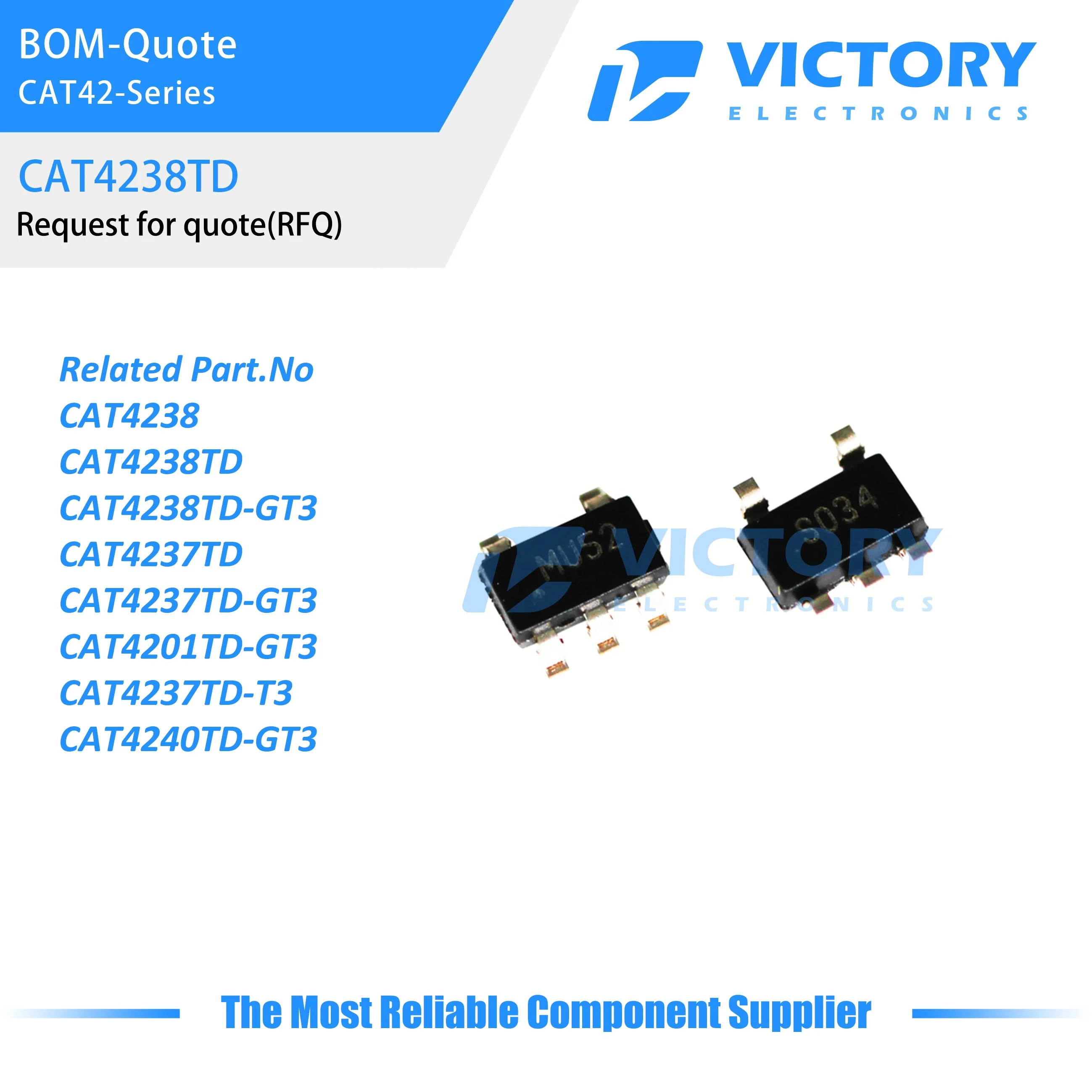 New original CAT4238TD-GT3 in stock CAT4238TD-GT3TR SOT23-5  LED DRIVER RGLTR IC Chip | wholesale price | Service of BOM Quoted